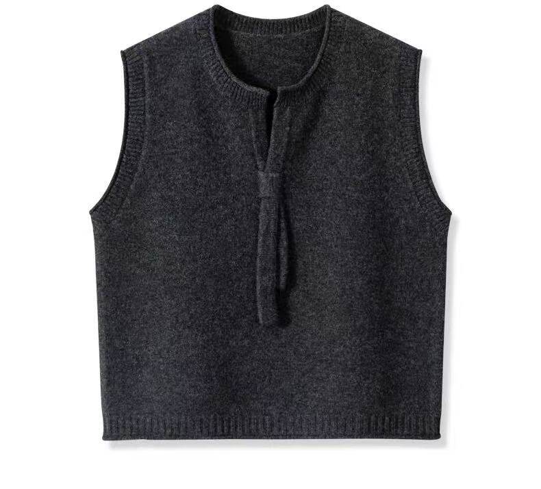 2025年新年款时尚百搭通勤简约休闲马甲，女装马甲，哲奥羊绒