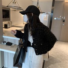 羽毛小香风开衫，其它，XTZ style