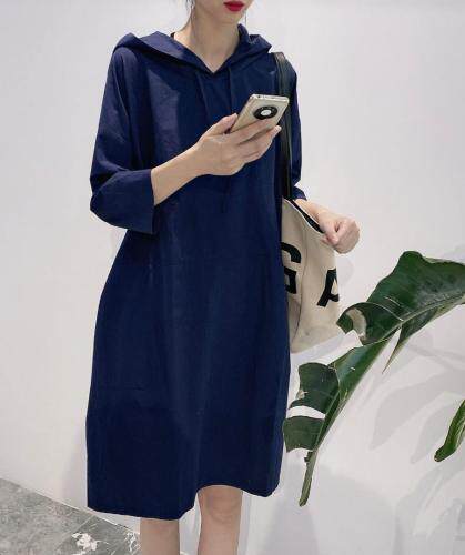 秋款休闲连衣裙，女装连衣裙，琴阁