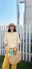 纯苎连衣裙小衫裤子裙子衬衣 时尚风 风淑女风休闲风，女装连衣裙，川哲