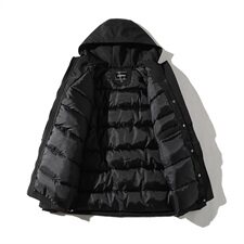 709-MY10-P13520冬款冬季白底潮流加厚工装拼色连帽棉服外套男，男装棉衣，星座709