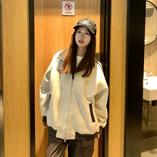 抖音得物高品质美式高街重磅结构设计拼接织带立领卫衣外套CM42，男装卫衣，电商A486