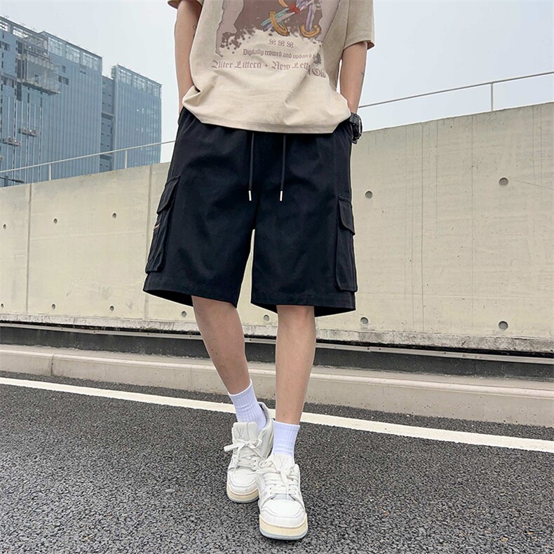 外景工装短裤男夏季美式宽松直筒休闲五分裤子-A1056TP30控48,男装牛仔裤,电商B241