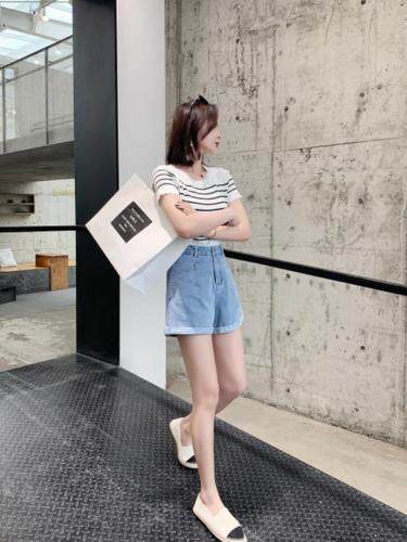 牛仔短裤，女装，Gemini