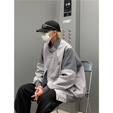 美式飞行员夹克男春秋季ins潮牌宽松休闲棒球服外套JK06592-P65，男装夹克，星座308B-1