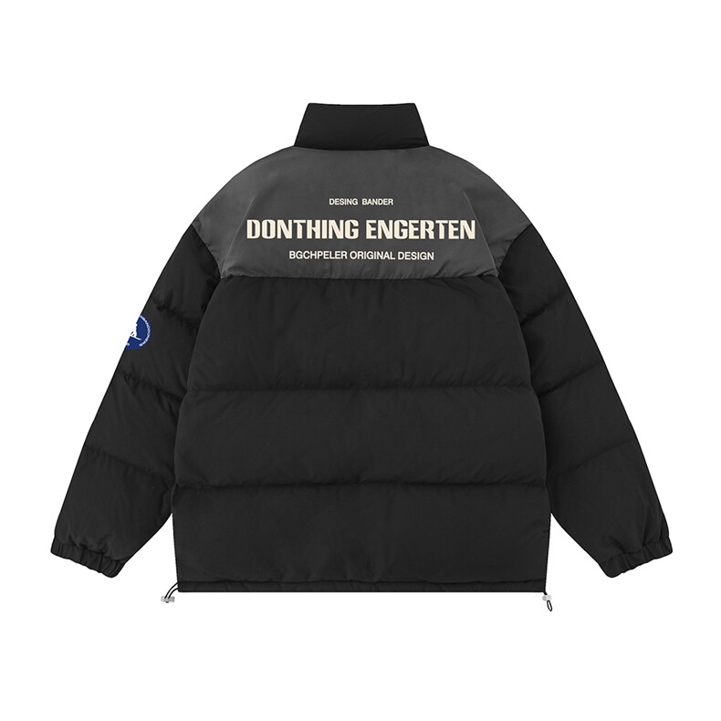 白底23新款冬季时尚百搭立领加厚棉服外套MY64303P125控158,男装棉衣,电商A268-1