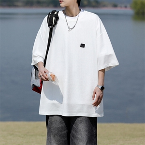 8XL-M 重磅！特大码T潮牌上衣男中性华夫格短袖T恤DX304P25控39图片