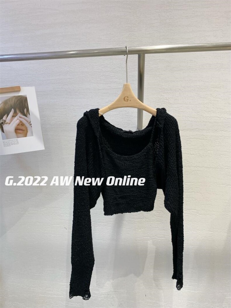 新款针织两件套均码2色现货，其它，G