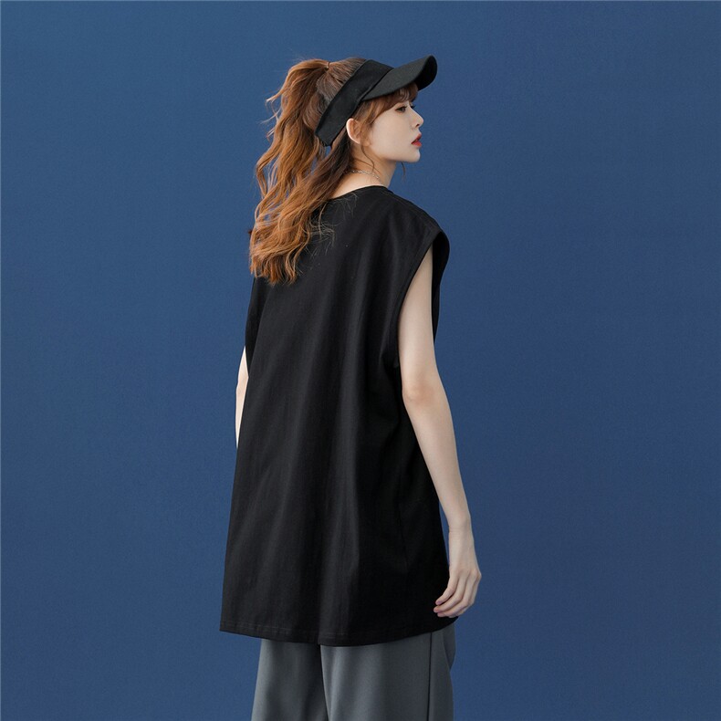 抖音直播大量现货2025夏装新款纯棉无袖背心T恤A158-BX001-P12,男装背心/马甲,电商A158