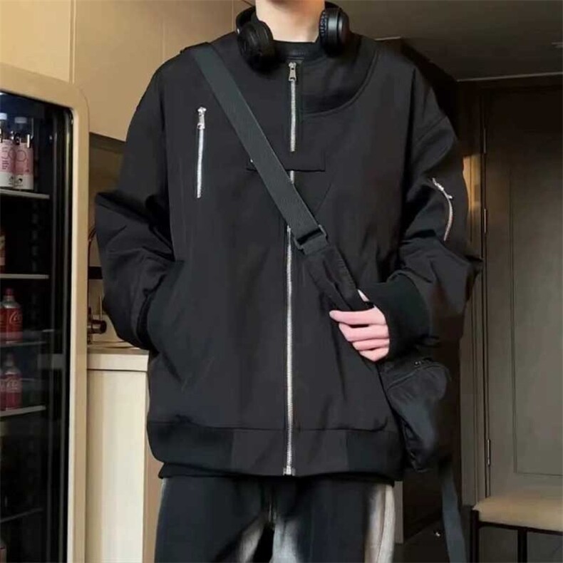 1506-1/JJK5701/P43春秋季新款宽松百搭设计感棒球服男女同款夹克,男装夹克,星座1506-1
