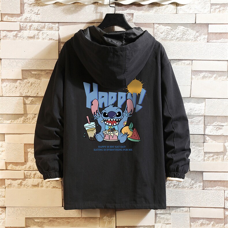 JK41077-P85 加棉款-P115 纯棉连帽夹克男士大码工装夹克男 砖墙图片