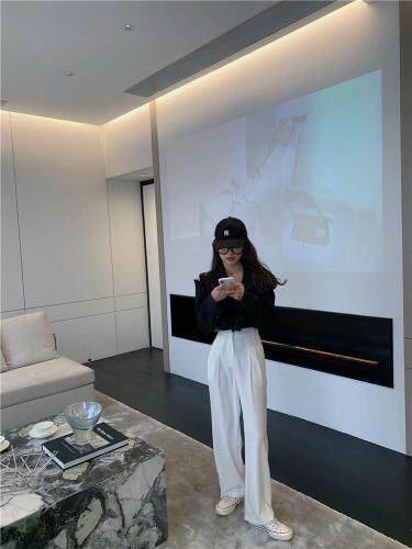 【春季新款】自制西装裤，垂感好，女装休闲裤，F/TU