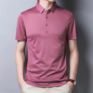 2022男装polo衫体恤衫男士短袖百搭商务翻领夏季新款休闲T恤图片
