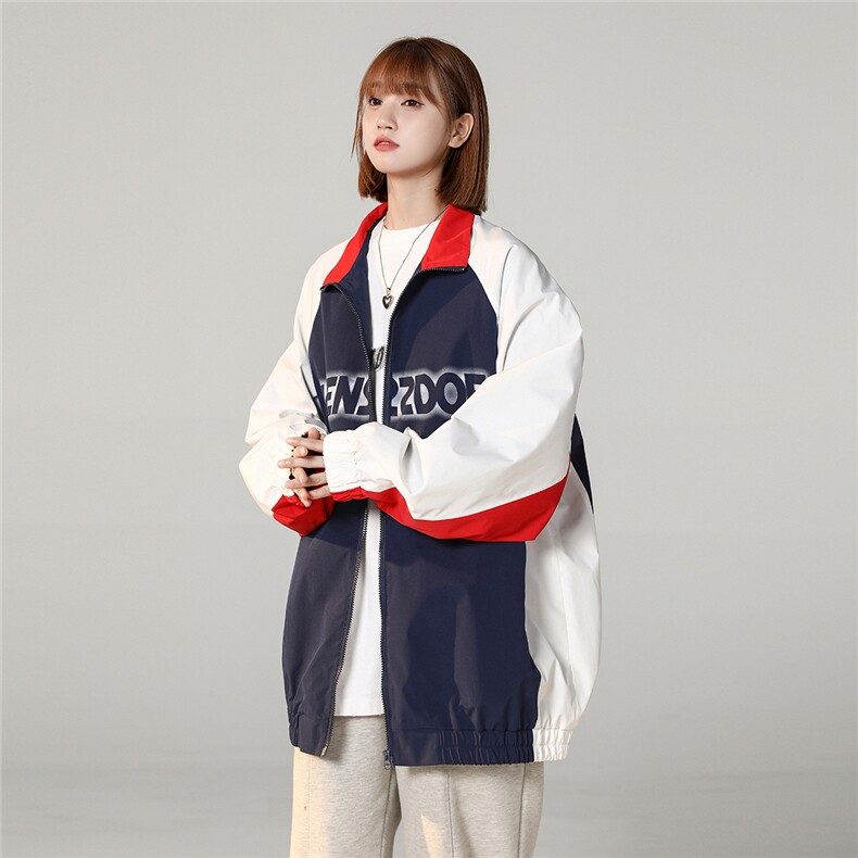 2025春装新款个性拼接流行男士休闲宽松夹克外套JK105/P7898，男装夹克，电商A148-1