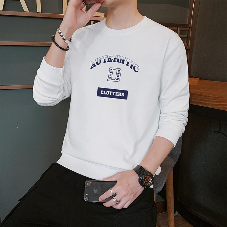 2021春秋季圆领卫衣男休闲运动上衣服宽松长袖外套DF110T,男装卫衣,电商A102