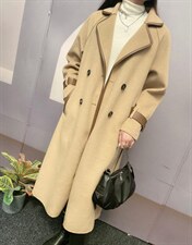 双面呢大衣，气质款，其它，米社