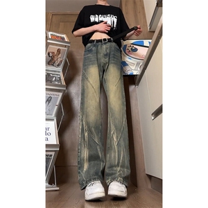 美式扎染牛仔裤男A25-P40图片