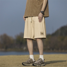 夏季薄款休闲运动服短裤美式高街潮牌直筒宽松XD1721特批29，男装牛仔裤，星座718