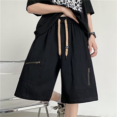 美式工装短裤男款夏季2023新款设计感小众裤子FD2211P37，男装休闲裤，星座1116-2