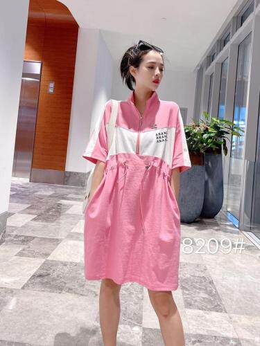 现货，夏季新款针织连衣裙，女装连衣裙，柏旺阁