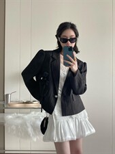 好久不见短款西装，女装西装，Queena PHoebe