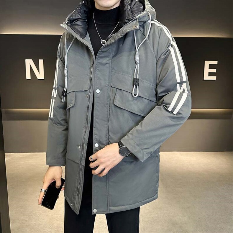 高品质重工休闲中长款工装羽绒棉棉服XZ402-2P155控208MY9022货足,男装棉衣,星座402-2