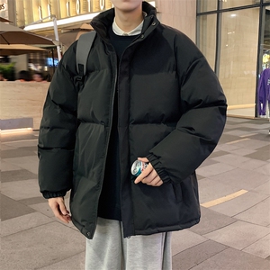 光板二开男士立领棉衣潮流休闲棉服棉袄大码外套A266-MY2501-P56图片