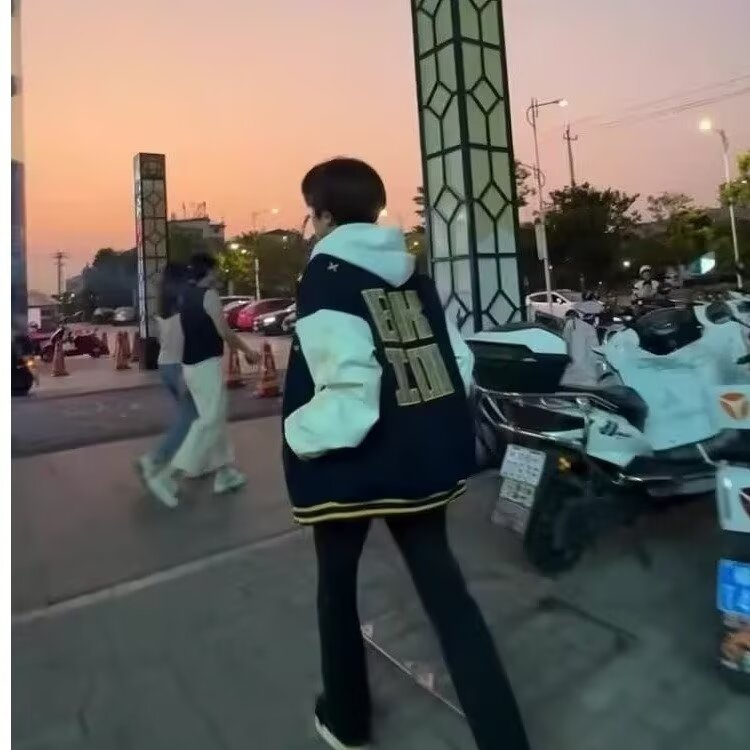 1506/QL60/P62美式复古休闲棒球服男女情侣痞帅宽松夹克外套,男装夹克,星座1506