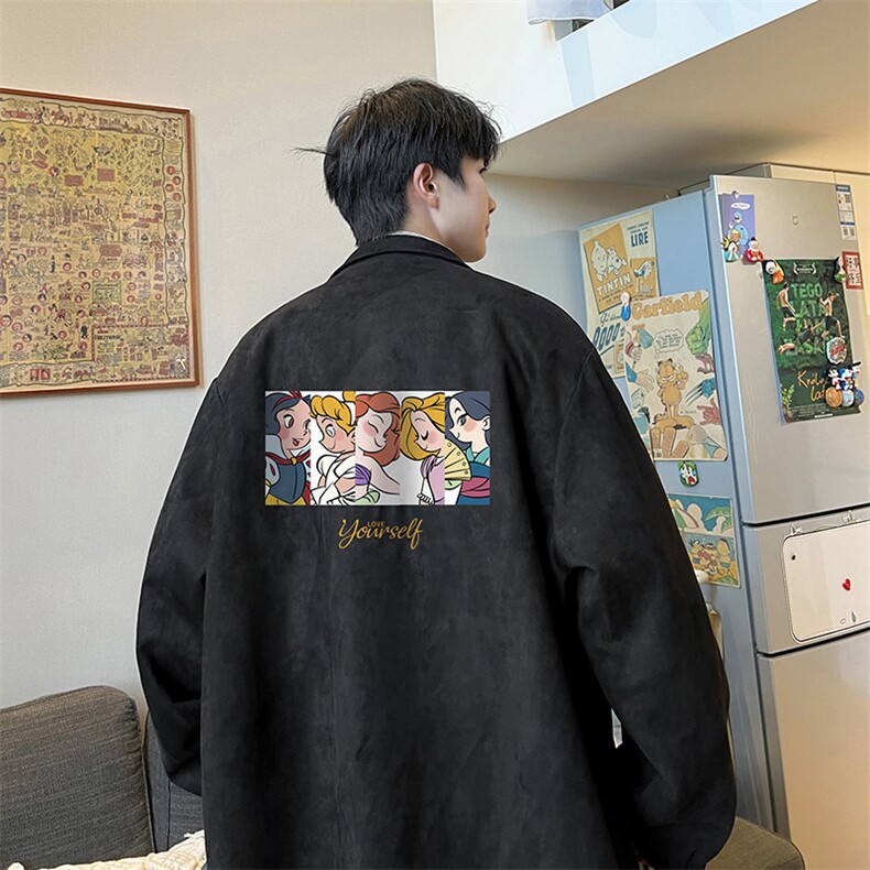 麂皮绒夹克男大码立领褂子外套JK85396-P68加绒款-P78,男装夹克,电商A040