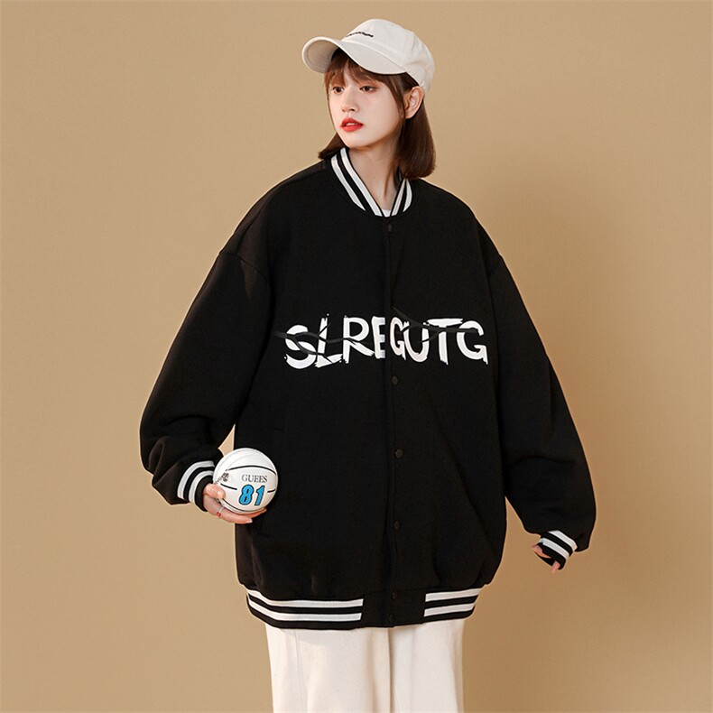 现货2025男春装新款中性百搭情侣棒球服夹克外套D201-DM89-P70,男装夹克,电商D321-1