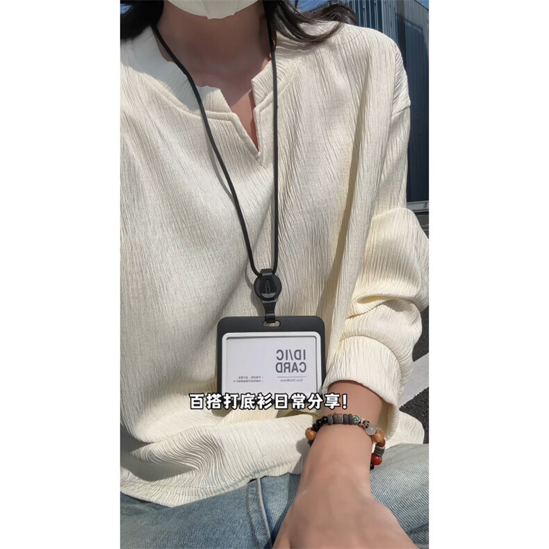 XZ809A/SYR03/特P20/加绒特P30肌理感V领长袖T恤卫衣,男装T恤,星座809A(原222-1)