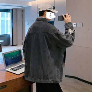 JK629-p70-限价98 现货港风大码牛仔ins外套cityboy图片