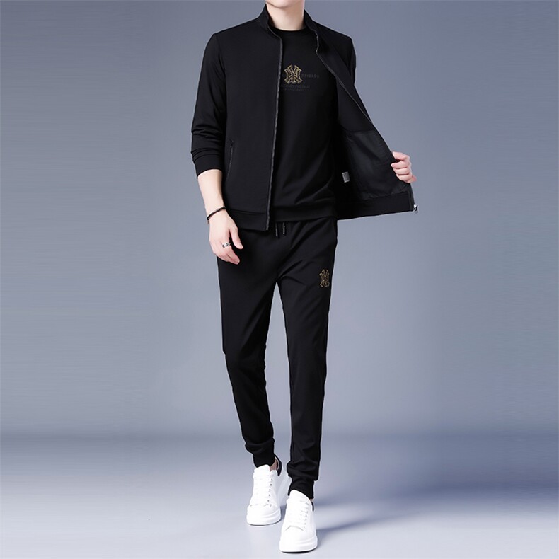 SA8293-3钱塘2020-2中青年男士百搭帅气潮流简约卫衣套装P240,男装休闲套装,钱塘207-2