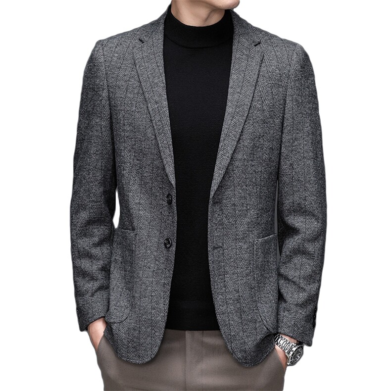 888男士2023秋新款长袖西服休闲外套单装西装P168,男装西服,电商B360