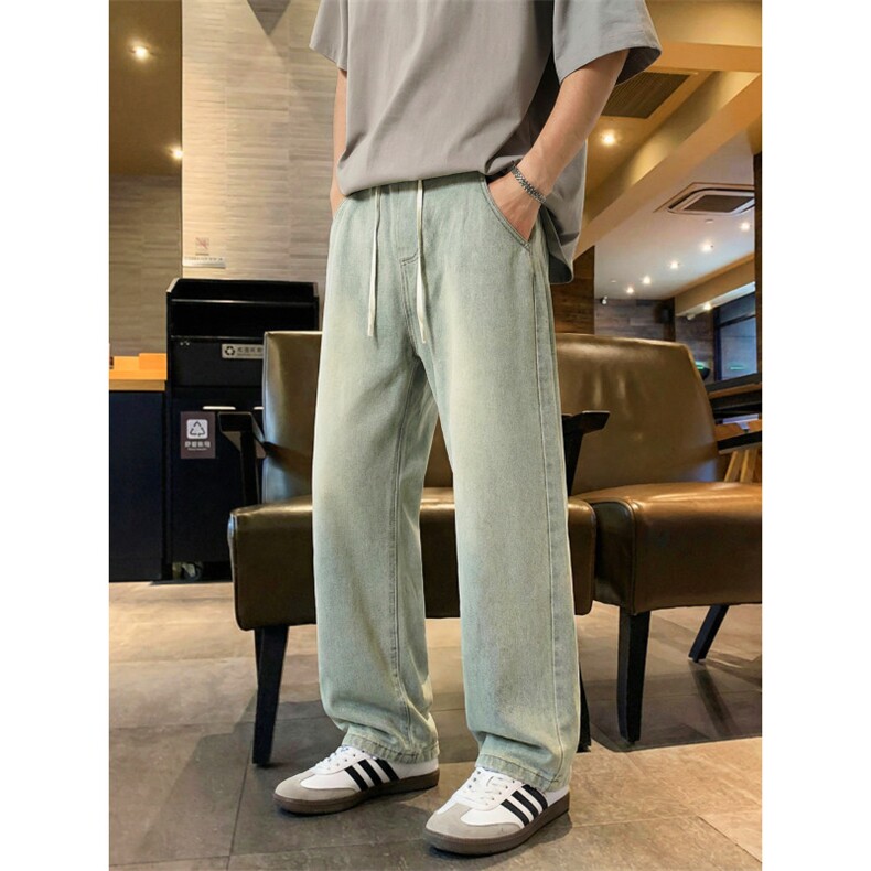 TP28美式潮流高街2026新款秋冬装宽松直筒牛仔裤男款休闲,男装牛仔裤,星座302A-2