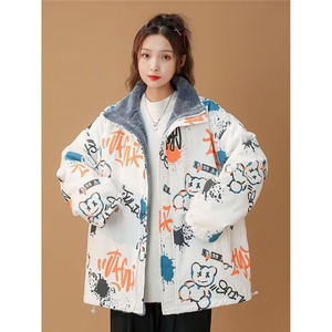 1506A/G2010/P54冬季加绒加厚面包服新款潮流图片
