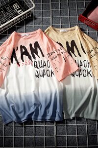 2021夏季新款短袖t恤男宽松T恤男装衣服日系网格A313-5358-P45图片