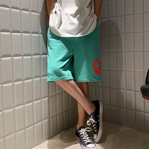 夏季宽松直筒印花短裤 运动休闲五分裤男XZ707-KZ13-35图片