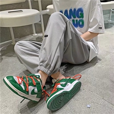 韩版潮流ins宽松百搭灰色束脚休闲运动裤B406P30，男装休闲裤，星座1116-2