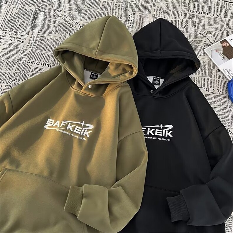 加绒卫衣男潮ins港风潮流BW26P52,男装卫衣,星座1116-2