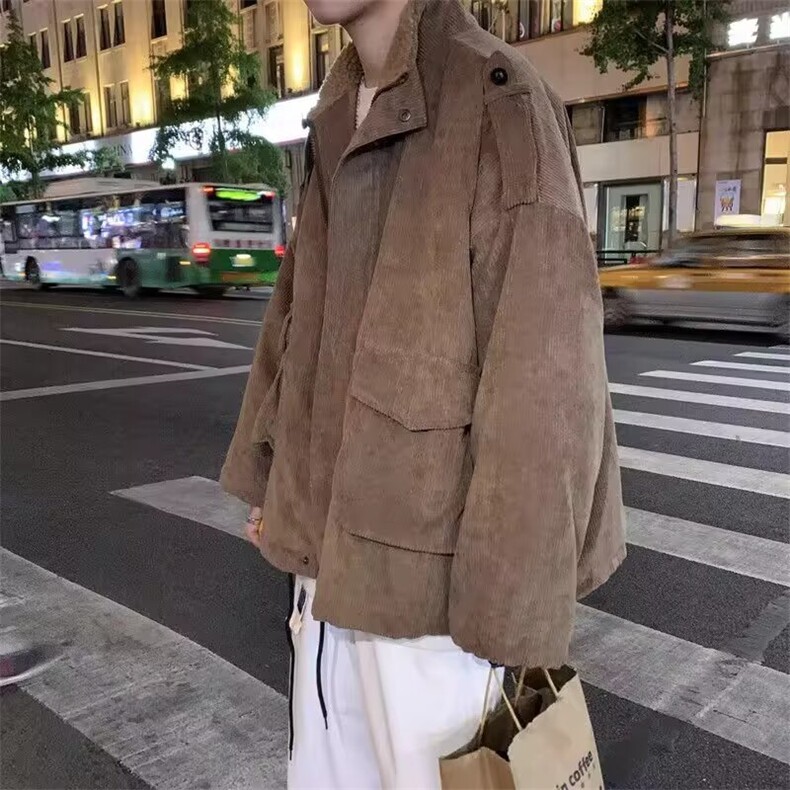 美式休闲羊羔绒棉衣外套男冬季加厚保暖棉服,男装棉衣,星座506A