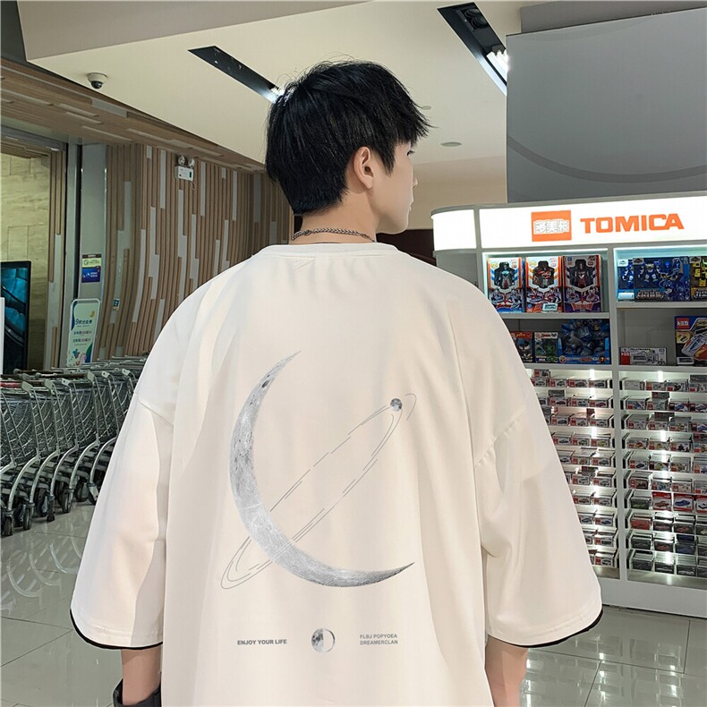 xZ116-T129-p20-控39M-5XL抖音拼接OVERSIZECLEANFITT恤夏季大码,男装T恤,星座116