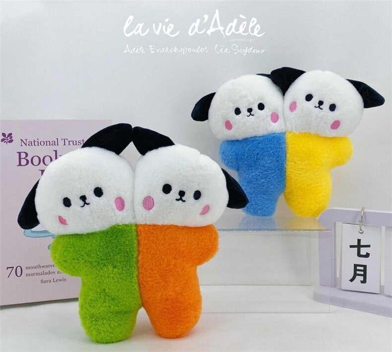 （特惠）双头恰恰狗生日礼物抓机婚庆礼品抛洒特惠，宁静玩具