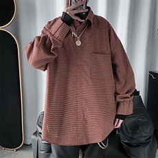 长袖衬衫男港风日系韩版潮流帅气衬衣C41P38，男装衬衫，星座1116-2