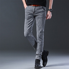 秋冬新款九分牛仔裤小脚修身韩版长裤潮牌休闲裤2061-P35，男装牛仔裤，星座205-2