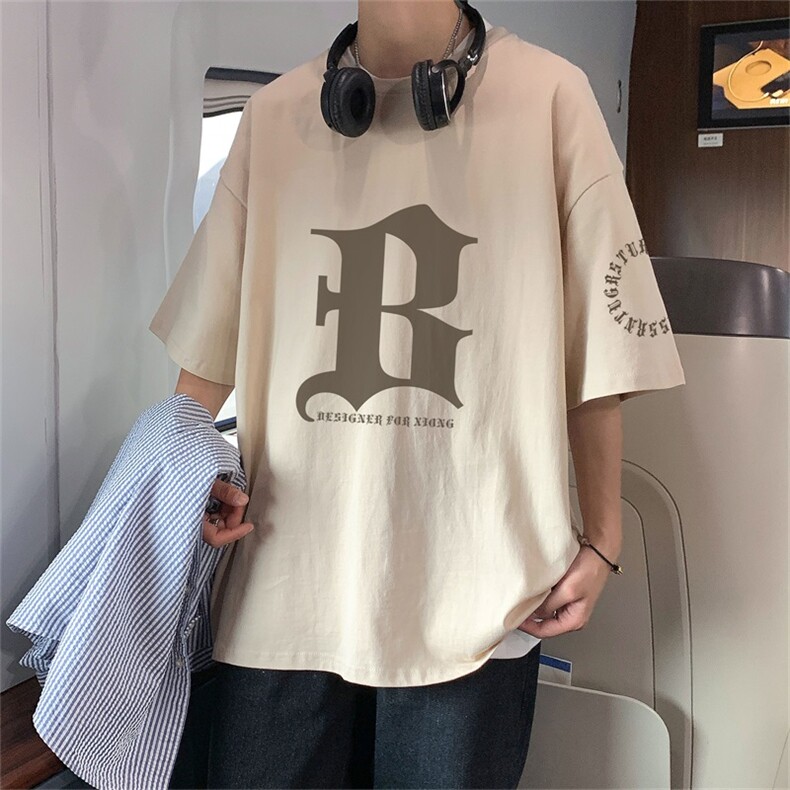 230g重磅纯棉!夏季短袖t恤男半袖男DSA028-MDT2319-P25,男装T恤,电商A028