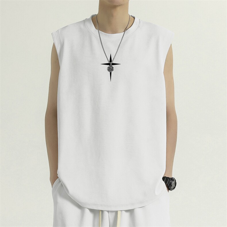 无袖背心男夏季冰丝健身运动坎肩衣服短袖t恤TT386-特批-34,男装背心/马甲,星座718
