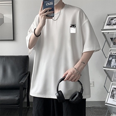 华夫格t恤男短袖男大码五分袖大皂风HT73397-P22，男装T恤，电商A040