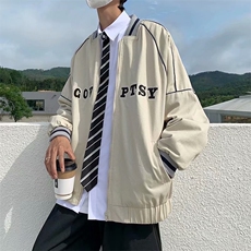 日系刺绣棒球服男港风宽松休闲潮流情侣装运动服外套W1231-P55，男装夹克，星座512-2