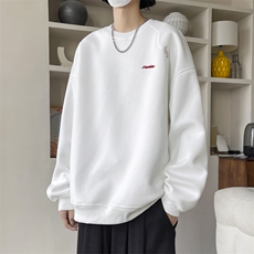 B368P35加厚慵懒风休闲情侣针织衫男女打底衫卫衣带，男装T恤，星座512-6